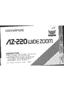 Olympus AZ 220 manual. Camera Instructions.